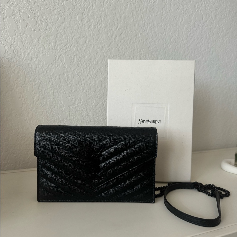 YSL Cassandre Envelope Chain Purse
